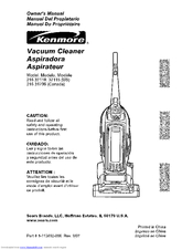 Kenmore 216.37110 Owner's Manual