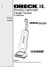 Oreck XL Silver Series User Manual