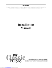 DSC PC1565 - VERSION 2.3 Installation Manual