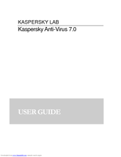 Kapersky ANTI-VIRUS 7.0 User Manual