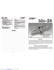 THUNDER TIGER MI-24 Manual