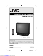 JVC TM-2703U User Manual