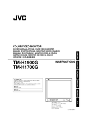 JVC TM-H1900GU - Color Monitor Instructions Manual