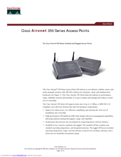 Cisco AIR-AP352E2R - Aironet 350 - Wireless Access Point Datasheet
