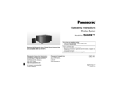 Panasonic SHFX71 - WIRELESS SYSTEM Operating Instructions Manual