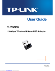 TP-Link TL-WN725N User Manual