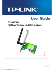 TP-Link TL-WN781N User Manual