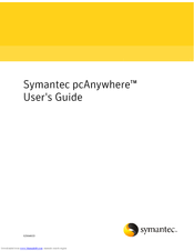 Symantec PCANYWHERE - V12.1 User Manual