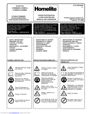 HOMELITE UT20826 Operator's Manual