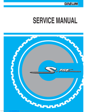 DAELIM S-FIVE - Service Manual