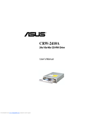 Asus CRW-2410A User Manual