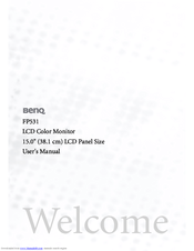 BenQ FP737s User Manual