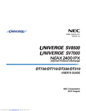 NEC DT330 User Manual