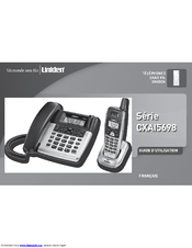 Uniden CXAI5698 - Cordless Phone Base Station Manual D'utilisation