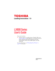Toshiba LX830-BT2N22 User Manual