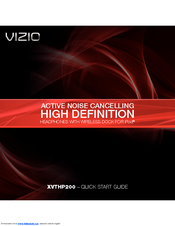 Vizio XVTHP200 Quick Start Manual