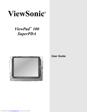 ViewSonic VIEWPAD 100 - VIEWPAD 100 User Manual