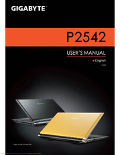 Gigabyte P2542S User Manual