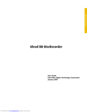 ULEAD BD DISCRECORDER 2.7 User Manual