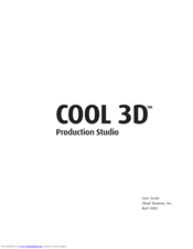 ULEAD COOL 3D User Manual