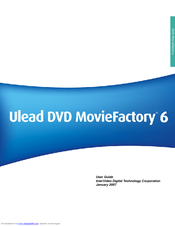 ULEAD MOVIEFACTORY 6 PLUS User Manual
