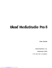 ULEAD MEDIASTUDIO PRO 8.0 User Manual