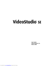 ULEAD VIDEOSTUDIO SE User Manual