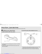 BINATONE iHomePhone 2 Quick Start Manual