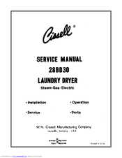 CISSELL 28BD30 Serveice Manual