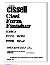 CISSELL CISSIMAN38 Manual