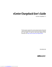 Vmware VCENTER CHARGEBACK 1.5 Manual