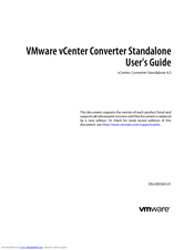 Vmware VCENTER CONVERTER STANDALONE 4.3 User Manual