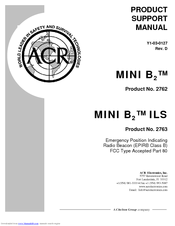 Acr Electronics MINI B2 CLASS B PERSONAL EPIRB Product Support Manual