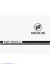 BUICK RIVIERA 1996 Manual