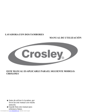 Crosley CRSX135LY Manual De Utilización