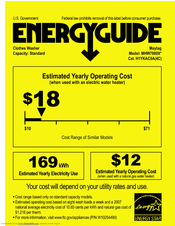 Maytag MHW7000X Series Energy Manual