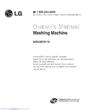 LG WM2487HM series Owner's Manual