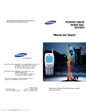 Samsung R225 - SGH Cell Phone Manual Del Usuario