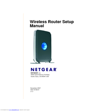 Netgear WNDR3300v1 - RangeMax Dual Band Wireless-N Router Setup Manual