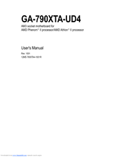 Gigabyte GA-790XTA-UD4 User Manual
