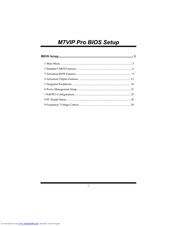 Biostar M7VIP Pro Bios Setup Manual