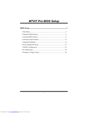 Biostar M7VIT Pro Bios Setup Manual
