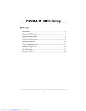 Biostar P4VMA-M Bios Setup Manual