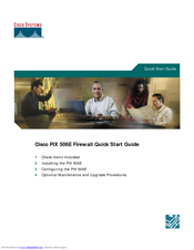 Cisco PIX 506E - Security Appliance Quick Start Manual
