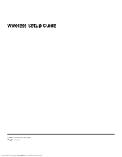 Lexmark C544DTN 25/25 Wireless Setup Manual