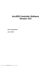 Xerox AccXES Manual