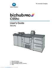 Konica Minolta bizhub PRO C65hc User Manual