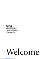 BenQ MP624 - XGA DLP Projector User Manual