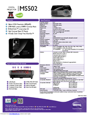 BenQ MS502 Specifications