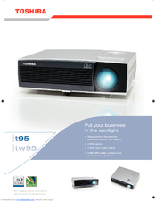 Toshiba TDP-TW95 Specifications